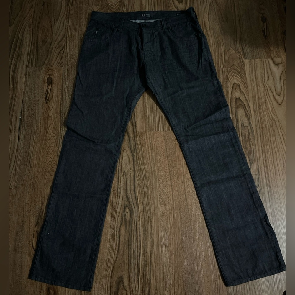 Armani Jeans Men's Straight Jeans - Dark Blue